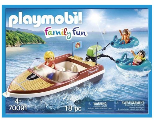 Playmobil 70091 Speedboat Tube Rider Oyun Seti