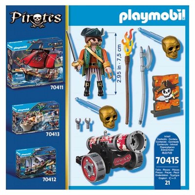 Playmobil 70415 Pirate with Cannon Oyun Seti