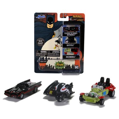 Simba Jada Batman Die Cast 3 Pack B Nano Cars Araba