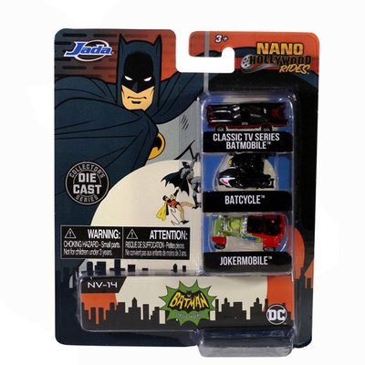 Simba Jada Batman Die Cast 3 Pack B Nano Cars Araba