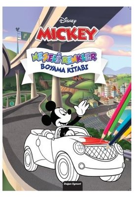 Disney Mickey - Neşeli Renkler Boyama Kitabı
