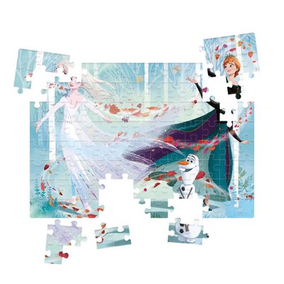 Clementoni Disney Frozen 2 104 Parça Happy Color Double Face Puzzle 25716