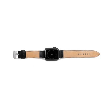 OrganiCraft Apple Watch 42 mm Siyah Deri Kayış 