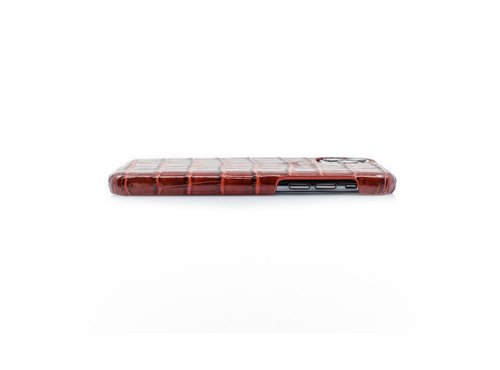 OrganiCraft iPhone 11 Pro Kırmızı Deri Croco Kılıf