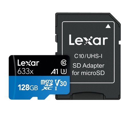 Lexar microSDHC microSDXC 128 GB 633x UHS Hafıza Kartı 