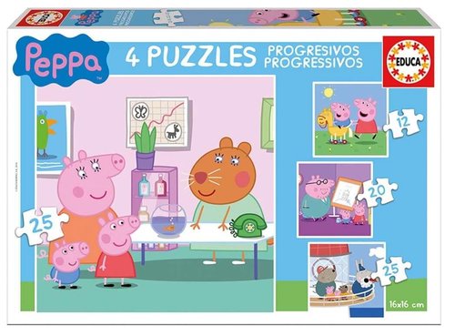 Educa Progressive Peppa 12 Puzzle