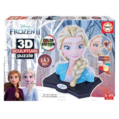 Educa 18374 Color Frozen 2 Elsa 3 Boyutlu Puzzle