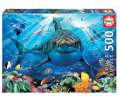 Educa Gran Tiburon Blan 500 Parça Puzzle