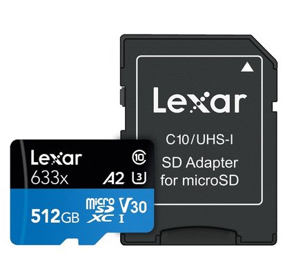 Lexar High Performance 512 GB 633x microSDXC