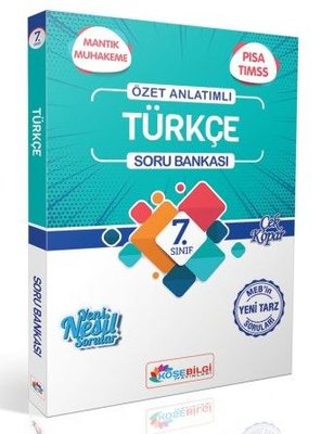 7. Sınıf Türkçe Özet Bilgili Soru Bankası 