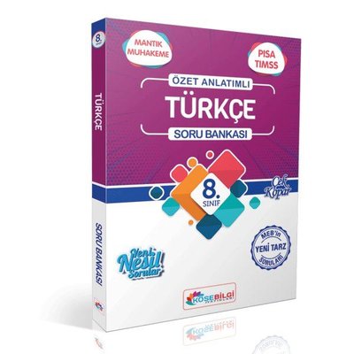 8. Sınıf Türkçe Özet Bilgili Soru Bankası 