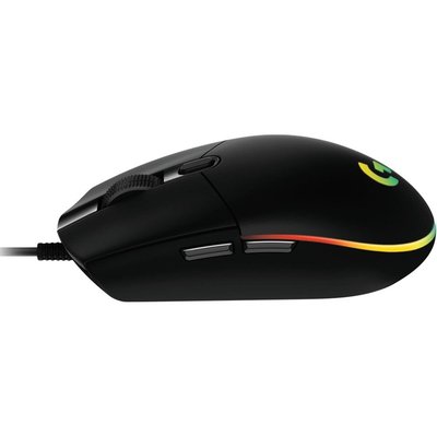 Logitech G G203 LIGHTSYNC RGB Aydınlatmalı 8000 DPI Kablolu Oyuncu Mouse - Siyah