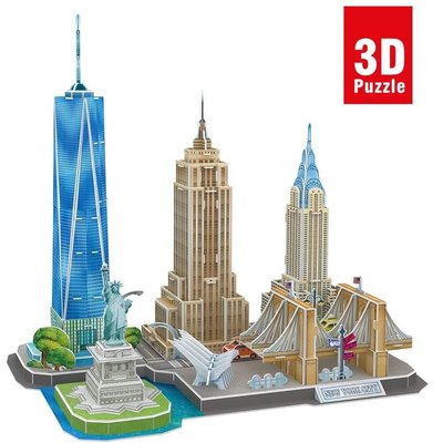 Cubic Fun City Line 3D Puzzle