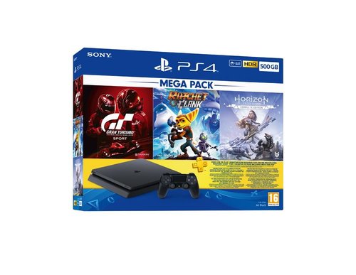Sony PlayStation 4 500 GB 2021 Mega Paket 