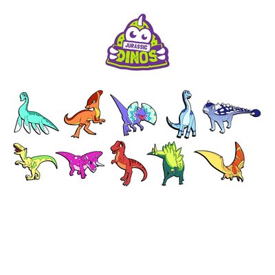 HoloToyz Jurassic Dinos Geçici Dövme