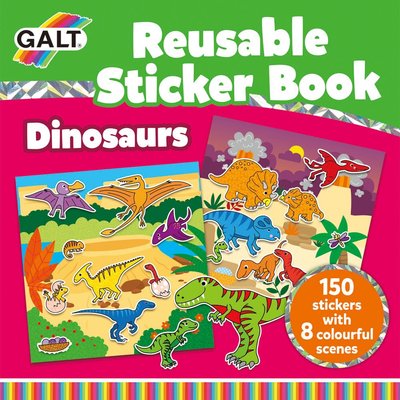 Galt Tekrar Kullanılabilir Etiket Kitabı Dinozor