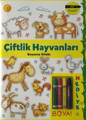 Minik Ressamlar - Çiftlik Hayvanları Boyama Kitabı
