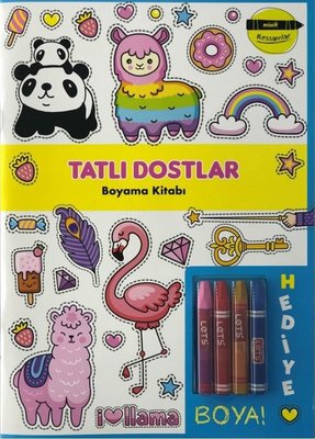 Minik Ressamlar - Tatlı Dostlar Boyama Kitabı