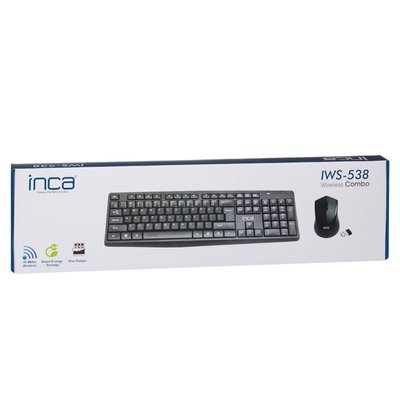 Inca IWS-538 Kablosuz Slım Dizayn Yumuşak Dokunuş Q Klavye & Fare Seti