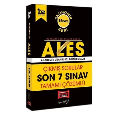 2022 ALES Ekonomik Seri Tamamı Çözümlü Çıkmış Sorular Son 7 Sınav