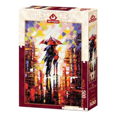 Art Puzzle Şemsiye Altındaki Aşk 500 Parça Puzzle 5090