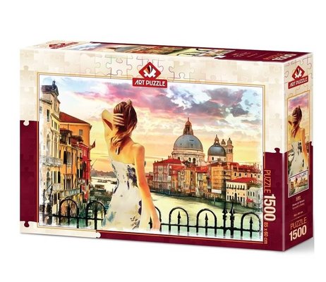 Art 5381 Venedik'e Bakış 1500 Parça Puzzle