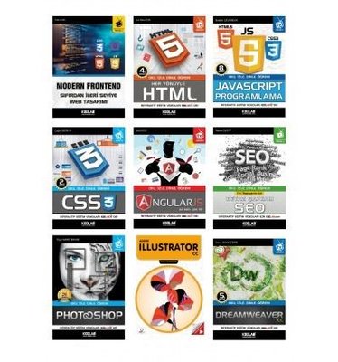 Süper Modern Web Tasarım Seti-9 Kitap Takım