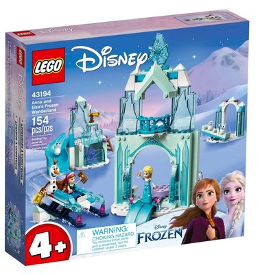 Lego Disney Princess Anna and Elsa's Frozen Wonderland 43194
