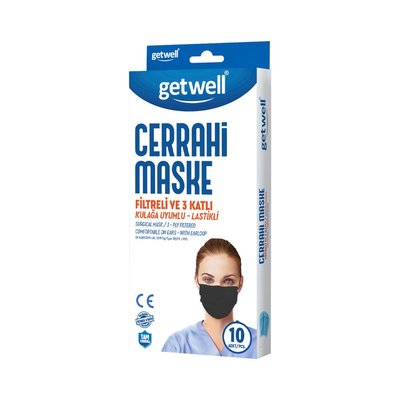 Getwell Yetişkin Maske 10 lu