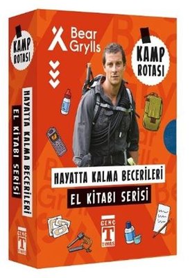 Bear Grylls Hayatta Kalma Becerileri El Kitabı Serisi - Kamp Rotası Seti - 6 Kitap Takım