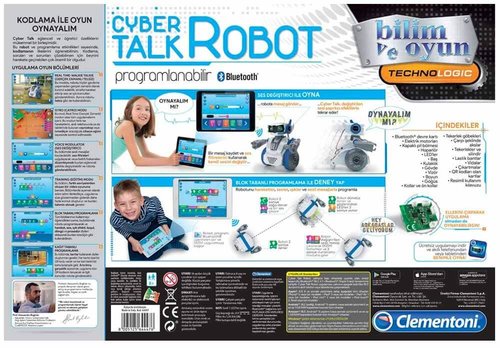 Clementoni 64447 Cyber Talk Robot Bilim Seti
