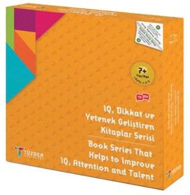 7+ Yaş - 9lu Set - Level 1 - 2 - 3 - IQ Dikkat ve Yetenek Geliştiren Kitaplar Serisi