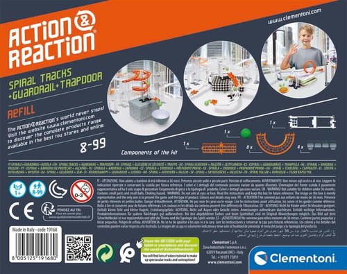 Clementoni 19168 Set Action & Reaction Spiral Raylar 