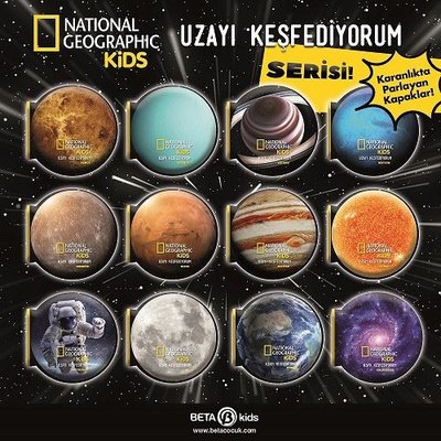 Uzayı Keşfediyorum - National Geographic Kids 12 Kitap Takım