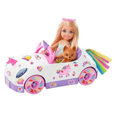 Barbie GXT41 Chelsea Bebek ve Arabası 