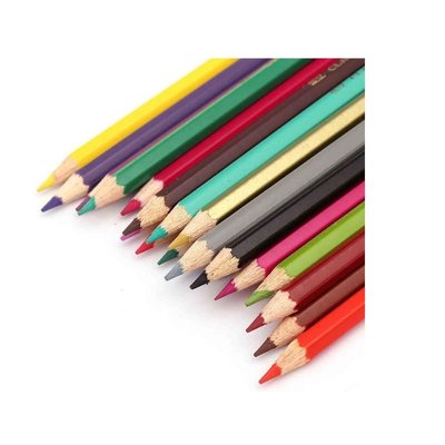Faber Castell Kuru Boya Kalemi 15 Renk+3 Metalik Renk