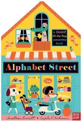 Alphabet Street: A Giant Lift - the - Flap Concertina Book!