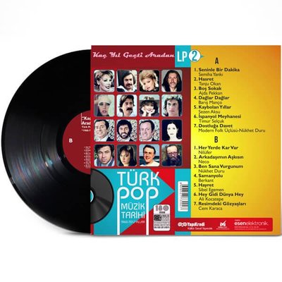 Çeşitli Sanatçılar Türk Pop Müzik Tarihi 1960-70'lı Yıllar-2 Plak