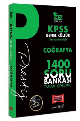 2022 KPSS Genel Kültür Coğrafya Prestij Seri Tamamı Çözümlü 1400 Soru Bankası