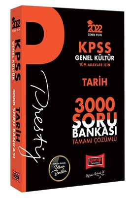 2022 KPSS Genel Kültür Tarih Prestij Seri Tamamı Çözümlü 3000 Soru Bankası