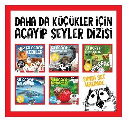 Daha da Küçükler İçin Acayip Şeyler Dizisi Seti - 5 Kitap Takım