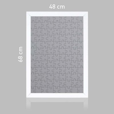 Sar Puzzle 1000 Parçalık Puzzle İçin Beyaz Çerçeve
