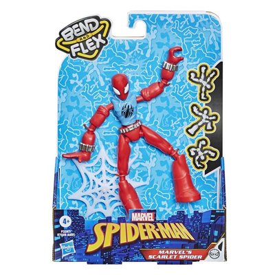 Spider-Man Bend & Flex Scarlet Spider Figür