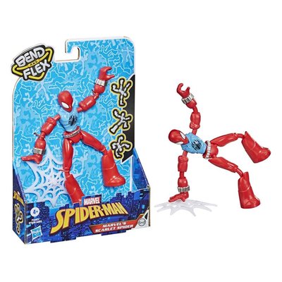 Spider-Man Bend & Flex Scarlet Spider Figür
