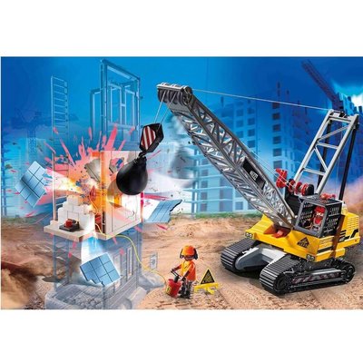 Playmobil Cable Excavator with Building Section 70442