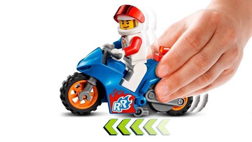 Lego City 60298 Rocket Stunt Bike Yapım Seti