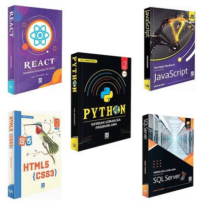 Uçtan Uca Python Programlama Seti - 5 Kitap Takım