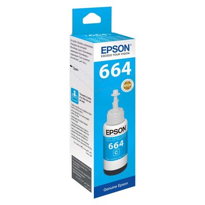 Epson T664 70 ml Mavi Mürekkep
