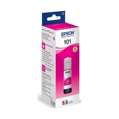 EPSON 101 Kırmızı Mürekkep Şişesi, 70 ml. L4150/L4160/L6160/L6170/L6190/L14150 (C13T03V34A) Magenta