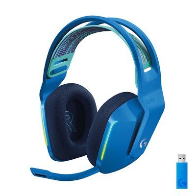 Logitech G G733 Lightspeed Kablosuz RGB Oyuncu Kulaklığı Mavi